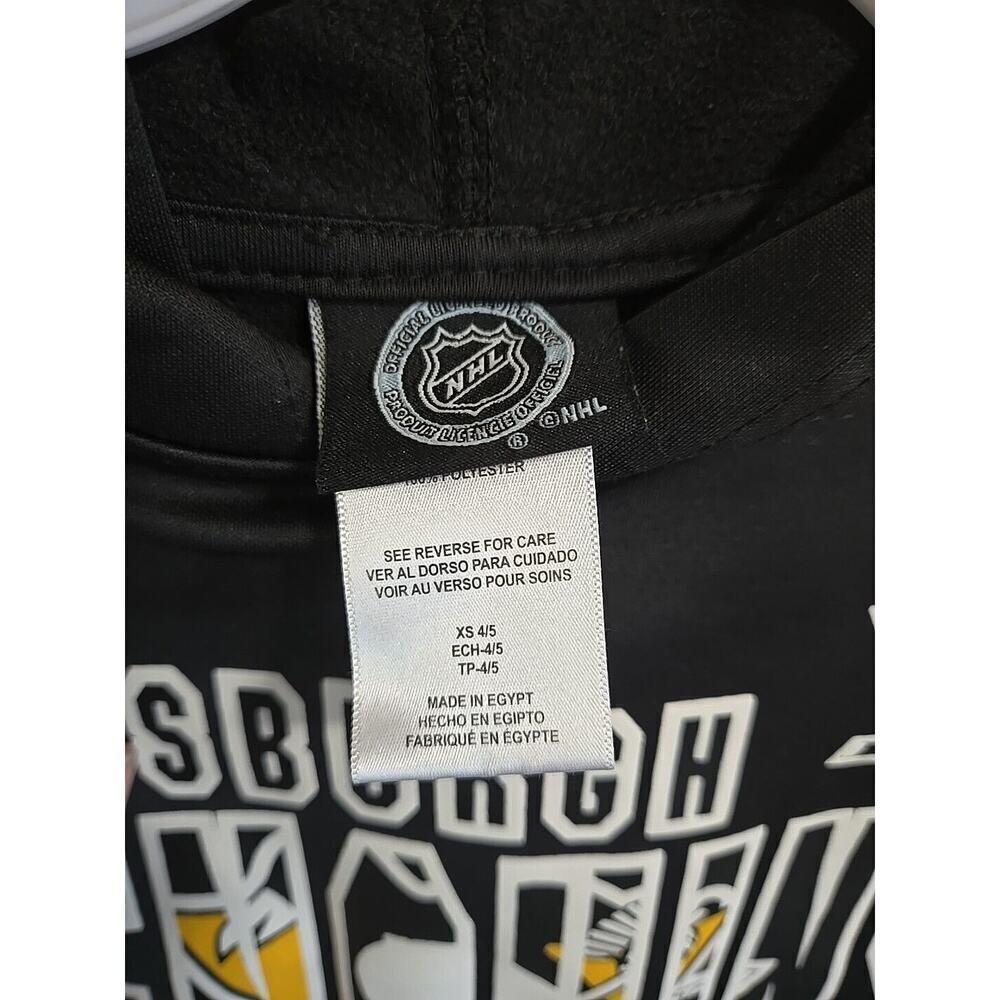 NHL Pittsburgh Penguins Hooded Pullover Youth XS 4/5 - Picture 8 of 14